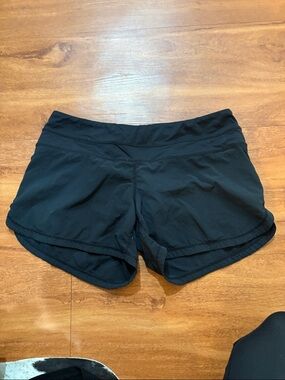 lululemon athletica Black Athletic Running Shorts